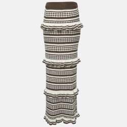 Tularosa Brown Knit Kaely Maxi Skirt M