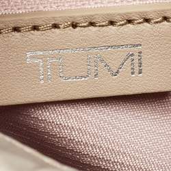 TUMI Beige Nylon Small Asra Crossbody Bag