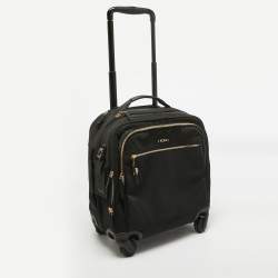 Pre Owned TUMI Black Nylon Osona Compact Carry-On Luggage