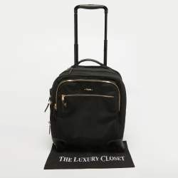 Pre Owned TUMI Black Nylon Osona Compact Carry-On Luggage