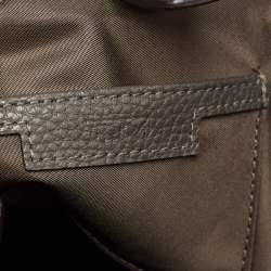 TUMI Grey Leather Satya Satchel