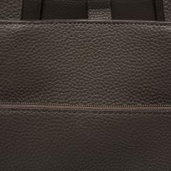 TUMI Grey Leather Satya Satchel