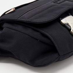 Pre Owned TUMI Black Canvas Belt Bag