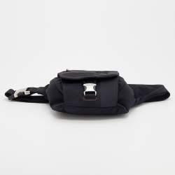 Pre Owned TUMI Black Canvas Belt Bag