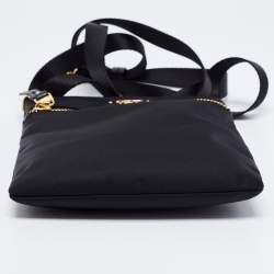Pre Owned TUMI Black Nylon Messenger Bag
