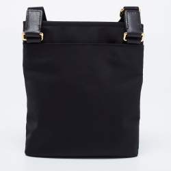 Pre Owned TUMI Black Nylon Messenger Bag