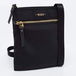 Pre Owned TUMI Black Nylon Messenger Bag