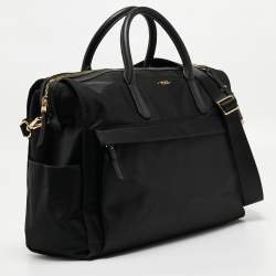 Pre Owned TUMI Black Nylon Voyager Bag