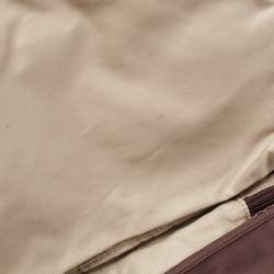 Pre Owned TUMI Voyageur Madeline Plum/Black Nylon Cosmetic Bag