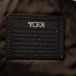 Pre Owned Tumi Khaki Green Nylon Voyageur Geneva Carry All Bag