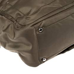 Pre Owned Tumi Khaki Green Nylon Voyageur Geneva Carry All Bag