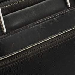 Pre Owned TUMI Black Nylon and Leather Hamilton Arrivè Briefcase Bag