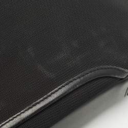 Pre Owned TUMI Black Nylon and Leather Hamilton Arrivè Briefcase Bag