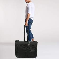 Pre Owned TUMI Black Fabric 2 Wheeled Alpha Classic Garment Luggage