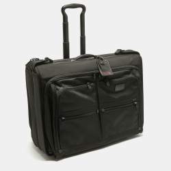Pre Owned TUMI Black Fabric 2 Wheeled Alpha Classic Garment Luggage