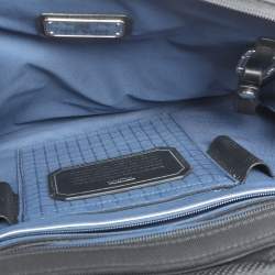 TUMI Black Nylon and Leather Hamilton Arrivè Briefcase Bag