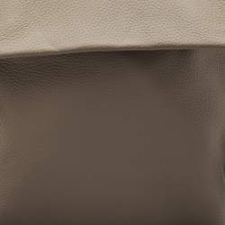 Pre Owned TUMI Beige Leather Kimbell Backpack