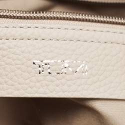 Pre Owned TUMI Beige Leather Kimbell Backpack