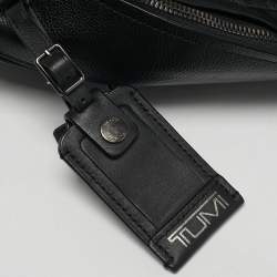 Pre Owned TUMI Black Leather Harrison Backpack