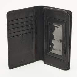 مملوكة مسبقًا TUMI Black Leather Bifold Wallet