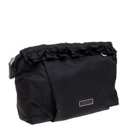 Tumi Black Nylon Zipped Pouch 