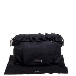 Tumi Black Nylon Zipped Pouch 