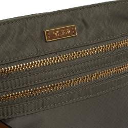 Pre Owned TUMI Grey Nylon Wristlet Pouch