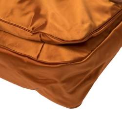 Pre Owned Tumi Orange Nylon Ashley Hobo