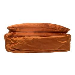 Pre Owned Tumi Orange Nylon Ashley Hobo