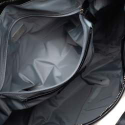 TUMI Black Python Effect Coated Fabric Lucerne Tote