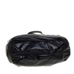 TUMI Black Python Effect Coated Fabric Lucerne Tote