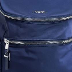 Pre Owned TUMI Navy Blue Nylon Bethany Voyageur Backpack