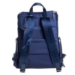 Pre Owned TUMI Navy Blue Nylon Bethany Voyageur Backpack