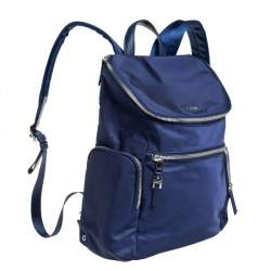 Pre Owned TUMI Navy Blue Nylon Bethany Voyageur Backpack