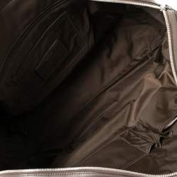 Pre Owned TUMI Brown Nylon and Leather Cortina Boarding Bag