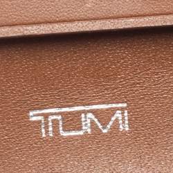 TUMI Blue Leather Kisslock Wallet