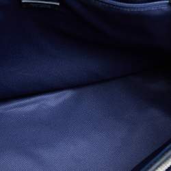 Pre Owned Tumi Black Leather Large And Double Zip Carry All Tote