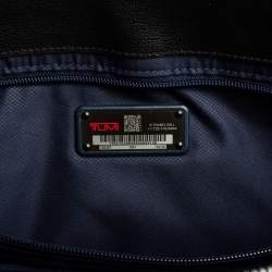 Pre Owned Tumi Black Leather Nia Commuter Laptop Briefcase