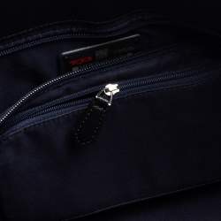 Pre Owned Tumi Black Leather Nia Commuter Laptop Briefcase