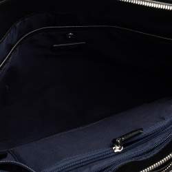 Pre Owned Tumi Black Leather Nia Commuter Laptop Briefcase