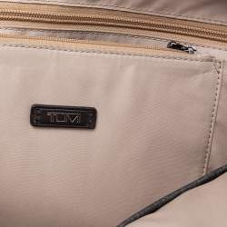 Pre Owned TUMI Grey Coated Canvas Stanton Hettie Backpack