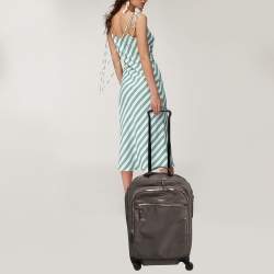 Pre Owned TUMI Grey Nylon Tres Léger International Carry On Suitcase