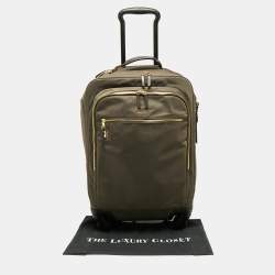 Pre Owned TUMI Grey Nylon Tres Léger International Carry On Suitcase
