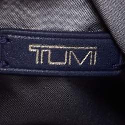 Pre Owned TUMI Blue Nylon Triple Zip Shoulder Bag