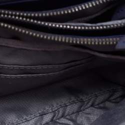 Pre Owned TUMI Blue Nylon Triple Zip Shoulder Bag