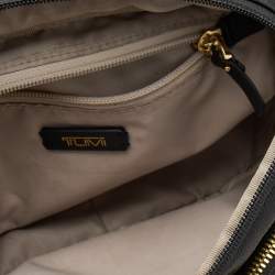 Pre Owned TUMI Black Leather Marcie Crossbody Bag