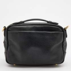 Pre Owned TUMI Black Leather Marcie Crossbody Bag