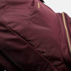 Pre Owned TUMI Burgundy Nylon Voyageur Carson Backpack