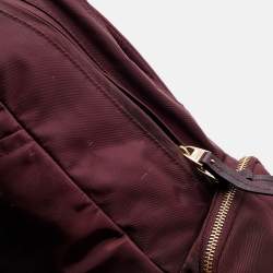 Pre Owned TUMI Burgundy Nylon Voyageur Carson Backpack