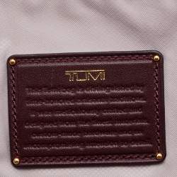 Pre Owned TUMI Burgundy Nylon Voyageur Carson Backpack